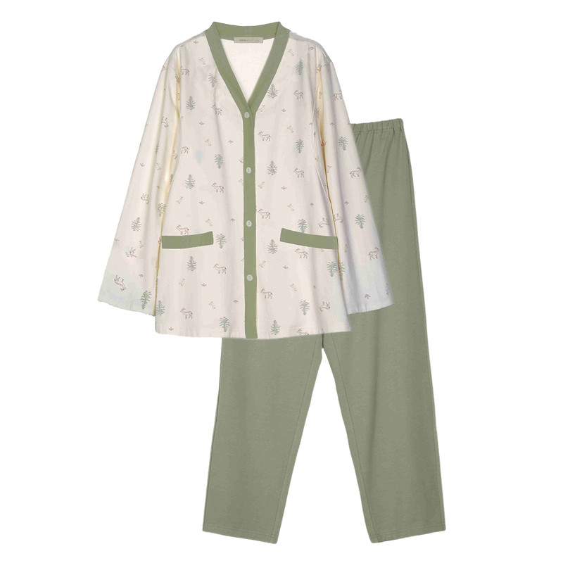 针织月子服春装2026新款哺乳衣