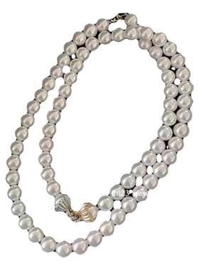 区区欧阳同款珍珠长款项链