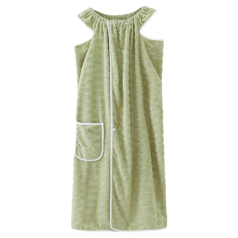 浴巾可穿2025新款非全棉纯棉浴裙女裹全身浴袍可穿式速干高级家用