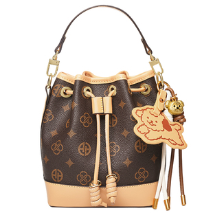 奥康水桶包2026新款包包高级感通勤包女款手提包大容量单肩斜挎包