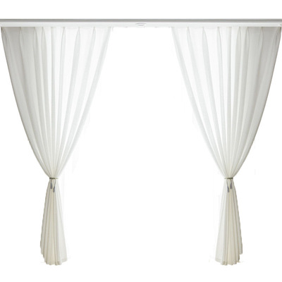 2025超高加长幻影金刚白纱窗帘纱