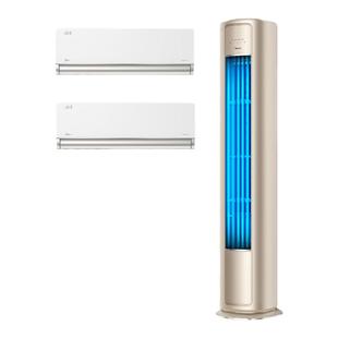 美的空调全面风风尊二代组合套装一级变频冷暖挂机柜机官方旗舰店