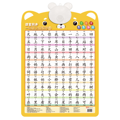 儿童识字挂图汉语拼音有声挂图