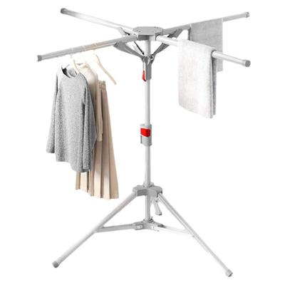 宝优妮简易折叠晾晒衣架落地