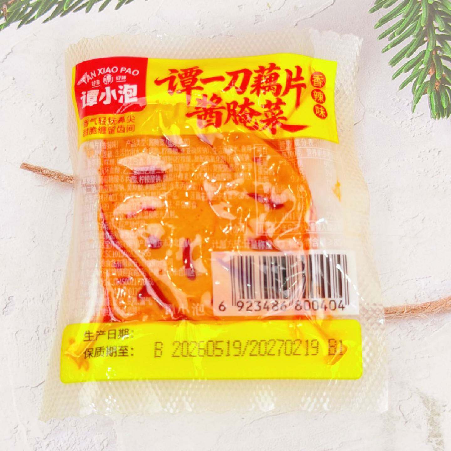 谭小泡藕片香辣味开袋即食散称卤味解馋素食下饭菜酱腌菜小吃零食