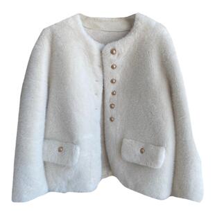 AMR UU◆福利款 轻奢质感 保暖环保仿貂绒厚毛绒外套女秋冬新