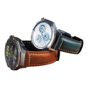 适用华为GT6pro手表带watch5新款watchgt5复古油蜡小牛皮GT4运动GT3/2Pro智能腕表带watch4pro男士gt5高级感