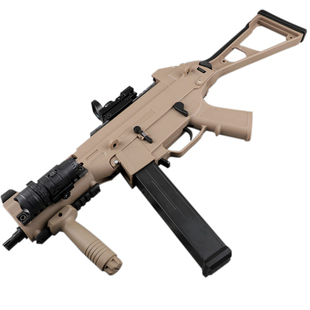 恒利丰ump 45尼龙电动连发软弹下供弹儿童玩具模型男孩前线玩具枪