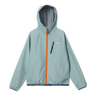 咕噜日记童装儿童加绒连帽外套2025秋冬女童保暖上衣男童百搭夹克