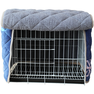 猫狗宠物笼子保暖罩三层加厚牛奶绒夹棉冬季防寒鸟笼保温罩可定制