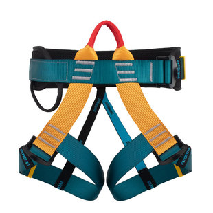 半身安全带户外速降保险带防坠落高空作业攀岩安全绳套装登山救援