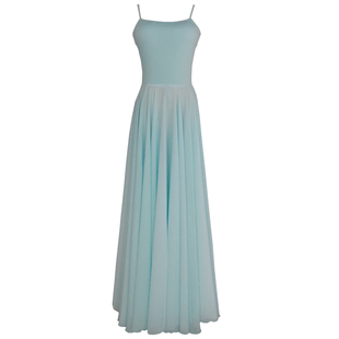 皮皮艺同款现代舞连衣裙飘逸练功服女艺考显瘦演出服表演青春时尚