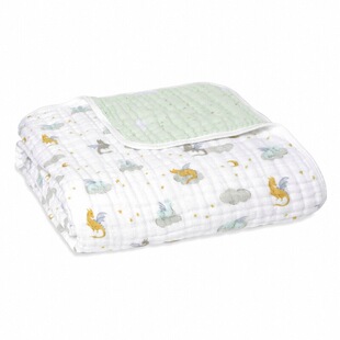 adenanais婴儿盖被盖毯a类纯棉竹棉8层纱布巾新生儿包巾四季抱被