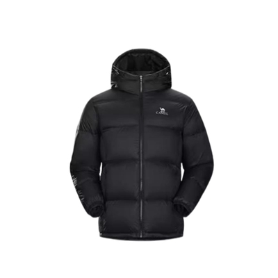 骆驼短款轻薄羽绒服女2025春季新款鸭绒连帽羽绒衣外套面包服