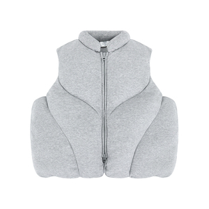 BLACKPARTY 秋冬空气层vibe风男女百搭宽松加厚棉服背心马甲外套