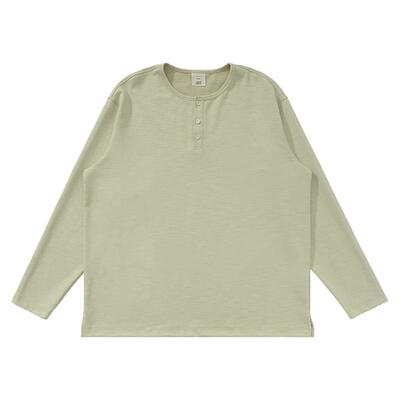 基础款纯色舒适慵懒内搭tee秋冬