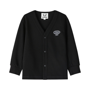 马拉丁漫画家男童针织外套秋装新款百搭珠地空气层儿童上衣