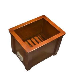 太阳花电火桶家用暖脚炉烤脚取暖器湖南烤火箱实木烤火炉烘脚器