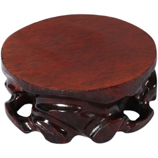 实木根雕奇石底座泰山石头佛像可挖槽花瓶花盆栽