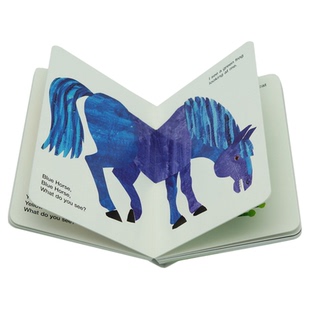 brown bear绘本 brown bear what do you see 棕熊你在看什么 棕色的熊英文绘本 Eric Carle 艾瑞卡尔爷爷廖彩杏书单 bill martin