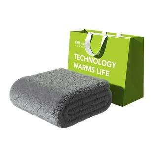 绿萌加厚绒款电热毯单双人电褥子除螨安全智能控温家用石墨烯毯子