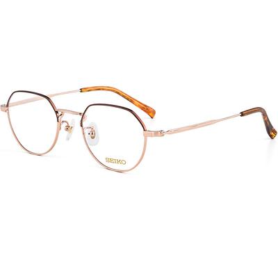 自营圆框Seiko轻巧钛架