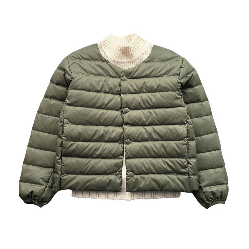 鹅绒轻薄内胆羽绒服校服神器