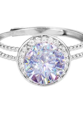 S925纯银平底尖底切面戒面戒托