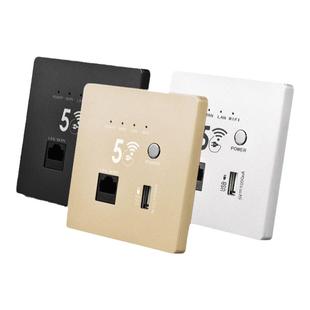 无线ap面板wifi6千兆5G双频墙壁式PoE路由器插座盒AC一体机主机别墅家用86型大户型全屋覆盖信号放大组合套装