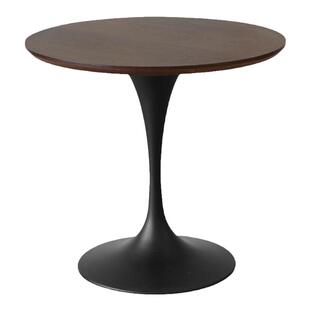 郁金香圆桌餐桌轻奢现代简约家用小户型实木桌子洽谈桌休闲咖啡桌