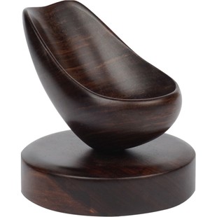 joyo诤友实木烟斗架座 正品烟斗斗架黑檀木底座 创意单烟斗支架