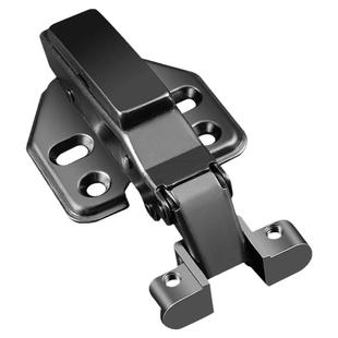 玻璃门门铰专用铰链铝框门窄框配件橱柜门配件90°液压阻尼合页