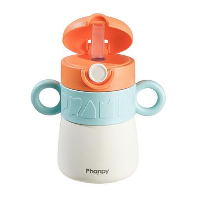 小雅象大耳朵保温杯保温防呛水杯