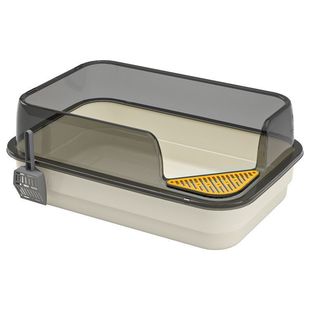 猫砂盆超大号防外溅半封闭热销榜加高垫子开放式屎盆猫咪用品大号