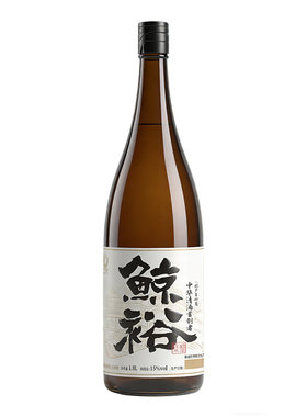 鲸裕清酒1800毫升纯米粮食酿造日料15度微醺低度酒瓶装大吟酿米酿
