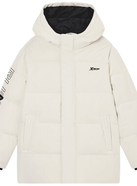 特步童装儿童厚款羽绒服男童秋冬