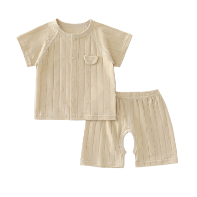 婴儿衣服夏季薄款宝宝夏分体套装