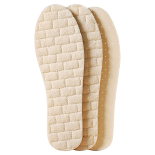 纯羊毛保暖棉鞋垫男女士秋冬季加绒乳胶软底加厚超软儿童防寒