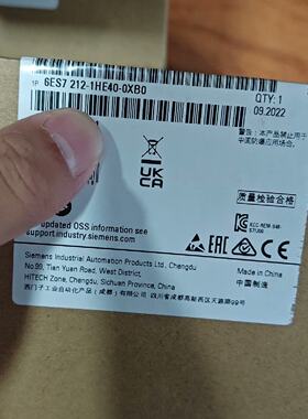 【询价】6es7212-1he40-0xb0   模块，原适用