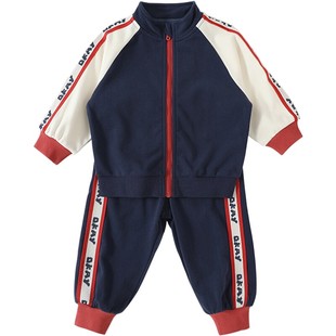 宝宝运动套装春秋卫衣外套男童分体衣服春季女童休闲春款儿童春装