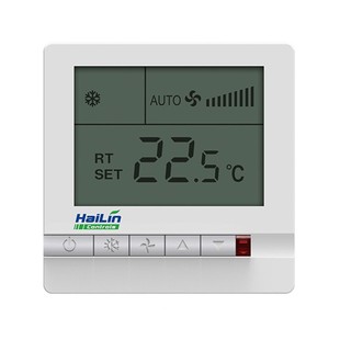 海林温控器HL108DB2中央空调地暖温度控制器风机盘管面板液晶开关