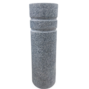 天然花岗岩大理石公园小区挡车柱车阻石墩路障石柱桩拦车石柱子南