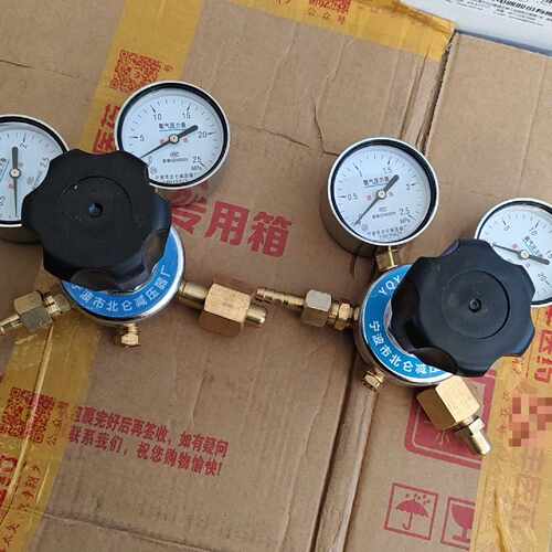 北仑减压阀，YQY12氧气表，正品2个，没有包装有的地方