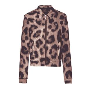 PHILIPP PLEIN夹克 女士豹纹夹克短外套秋冬
