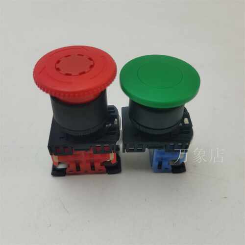 日本进口富士AR22MOR绿色1常开按钮开关AR22V2R红色2常闭蘑菇头