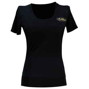 ACE dance拉丁舞摩登国标男女同款圆领棉短袖舞蹈上衣广场舞SY218