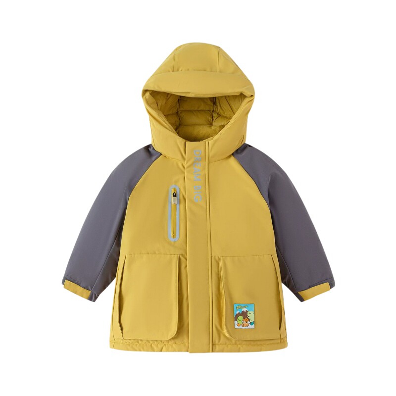 巴拉巴拉羽绒服儿童连帽派克服