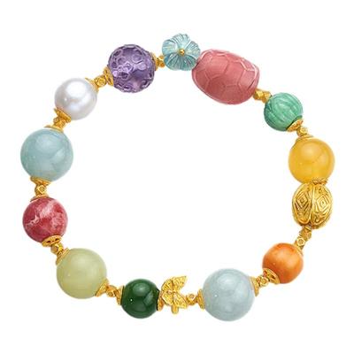 美奈多彩宝石精致手串