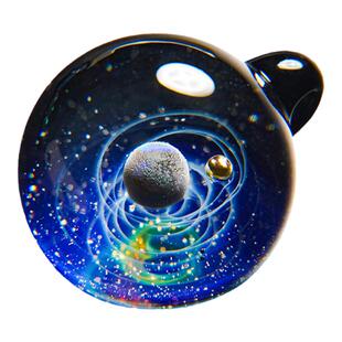 星辰琉璃【星璃正品】金银变彩形成内部立体花纹星空宇宙玻璃球