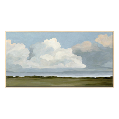 横版抽象风沙发背景墙卧室装饰画